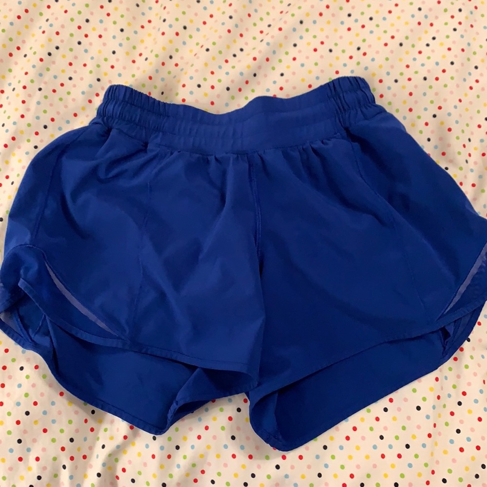 blue lululemon shorts!